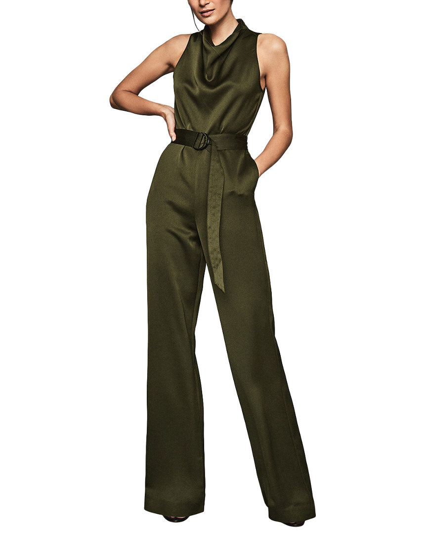 Reiss Milo Belted Jumpsuit Women's 10 eBay