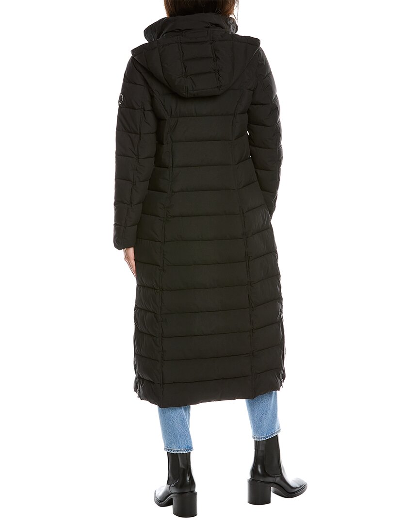 Nautica Maxi Stretch Puffer Jacket In Black | ModeSens