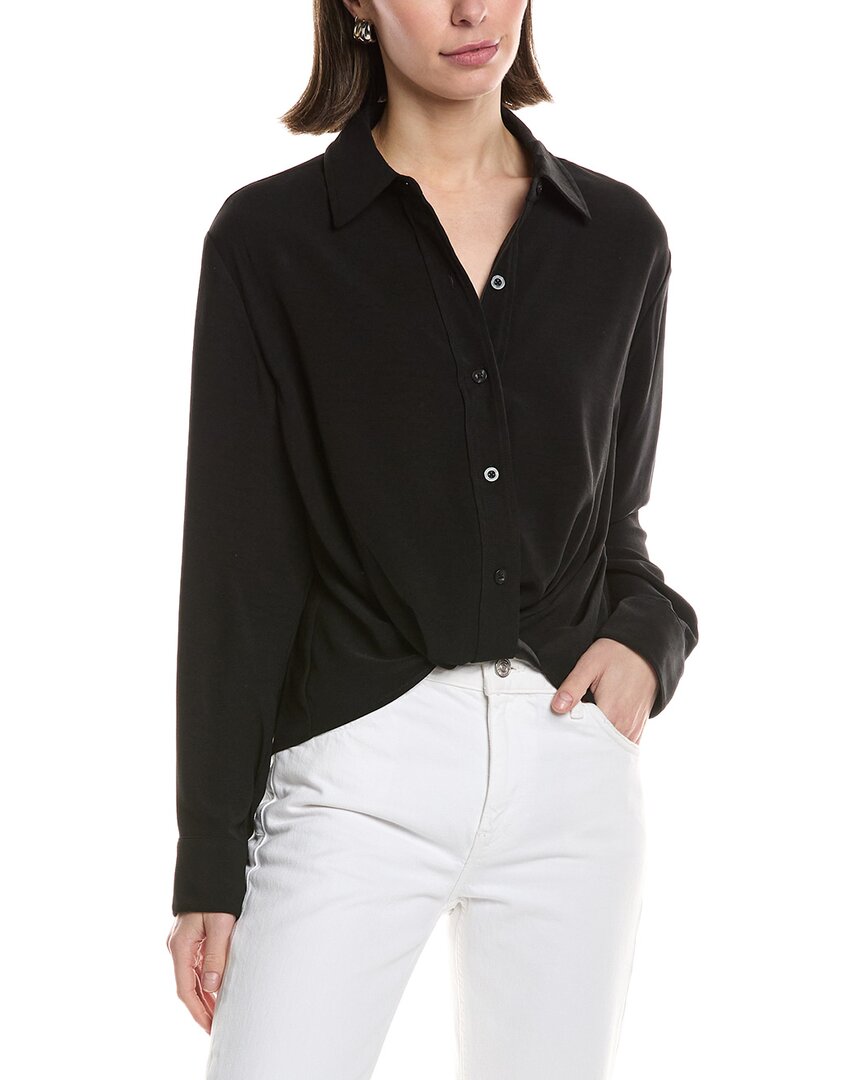 HUDSON HUDSON JEANS KNOTTED BUTTON-DOWN SHIRT