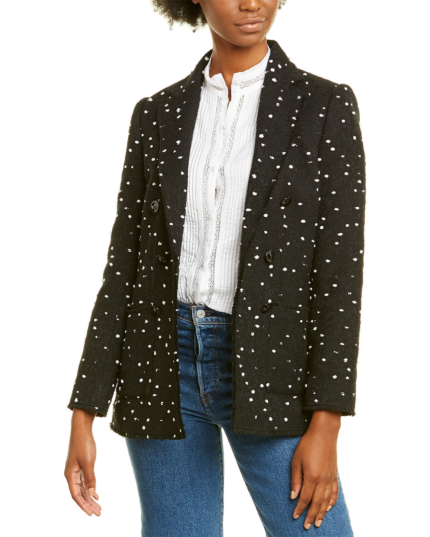Image of Rebecca Taylor Boucle Tweed Blazer