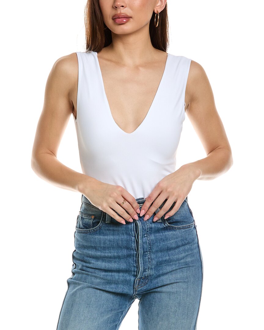 Shop Free People Keep It Sleek Bodysuit In White