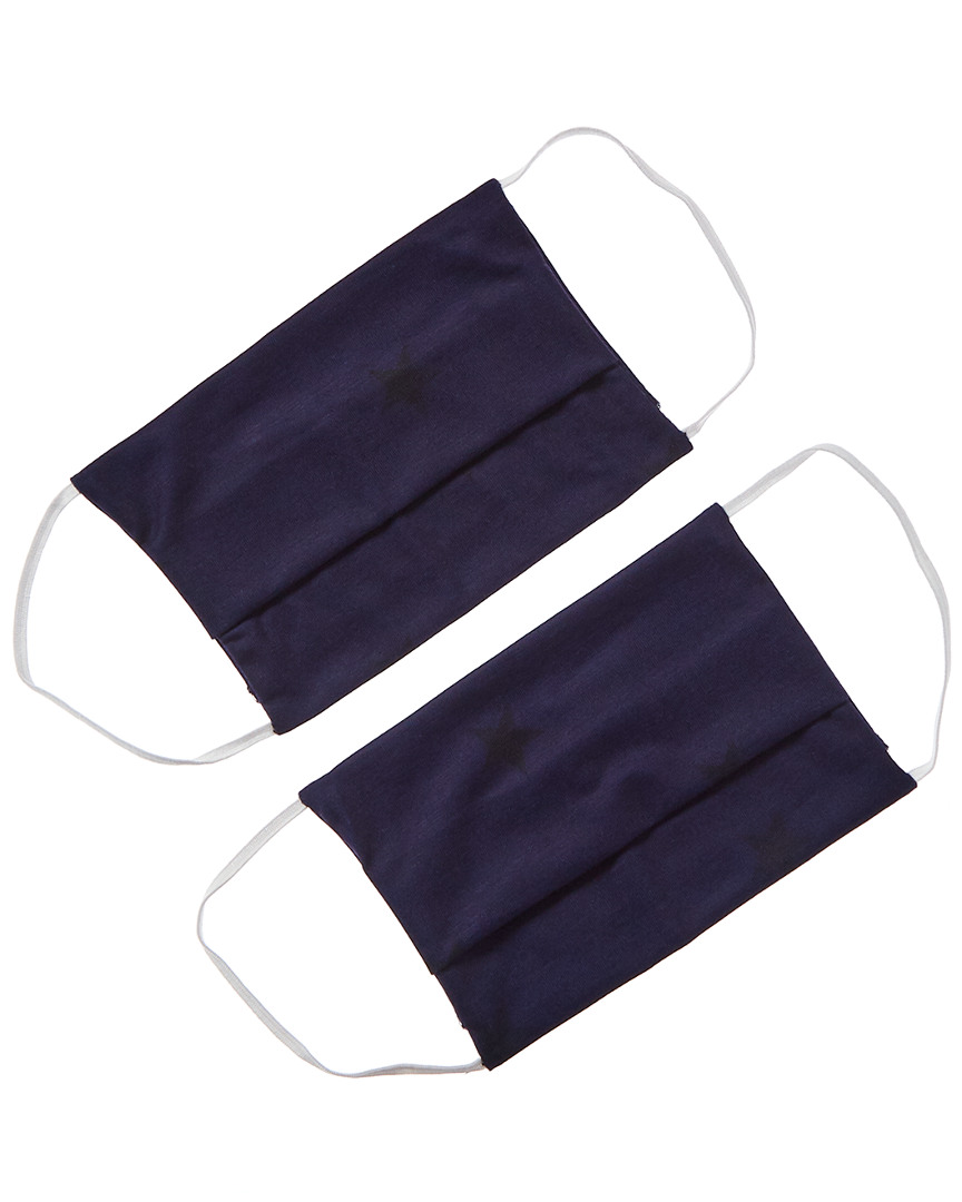Amp American Mask Project Set Of 2 Cloth Face Mask In Blue