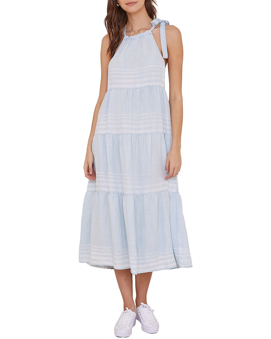 Shop Bella Dahl Tiered Halter Midi Dress