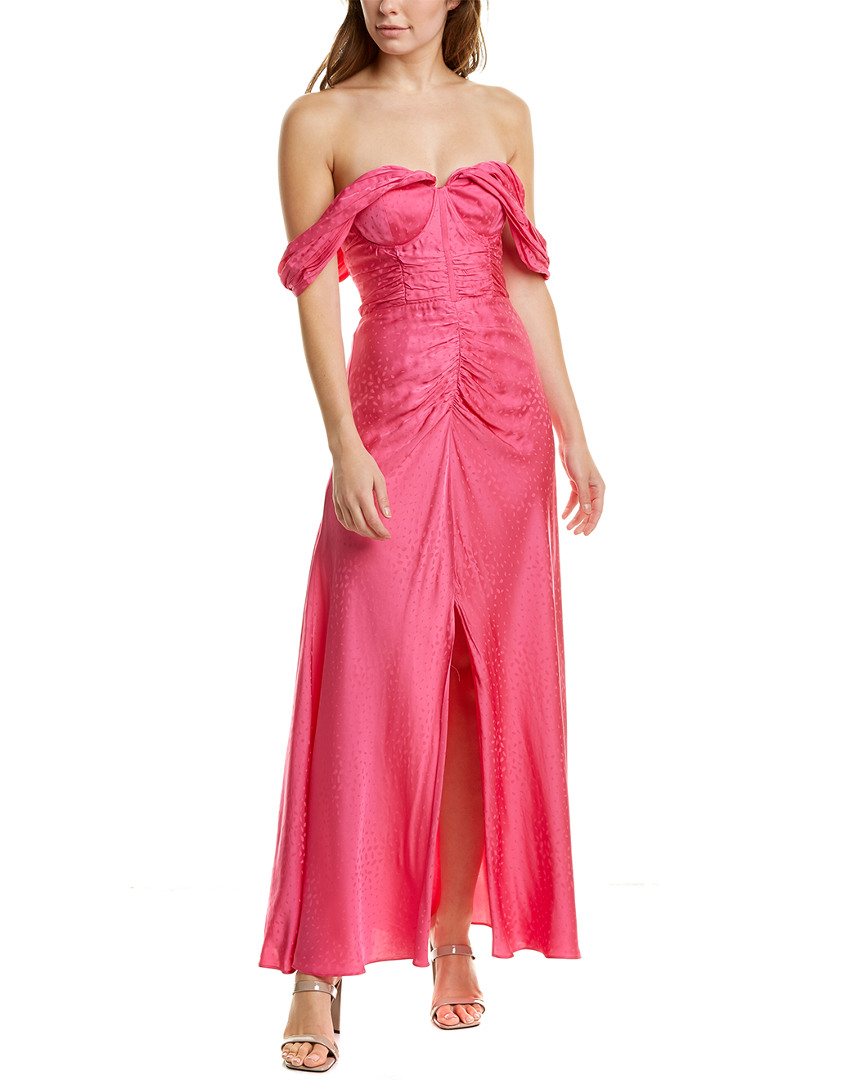 Image of Self-Portrait Ruffled Maxi Dress