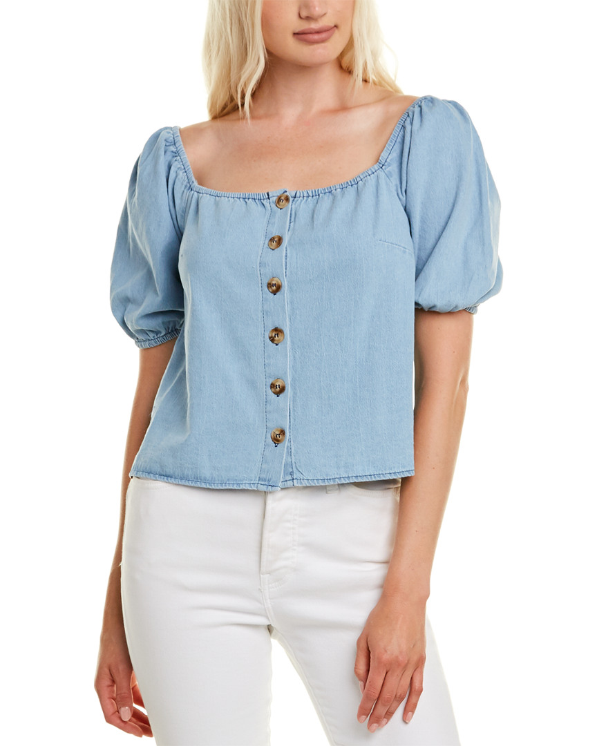 Image of LUMIERE Denim Top