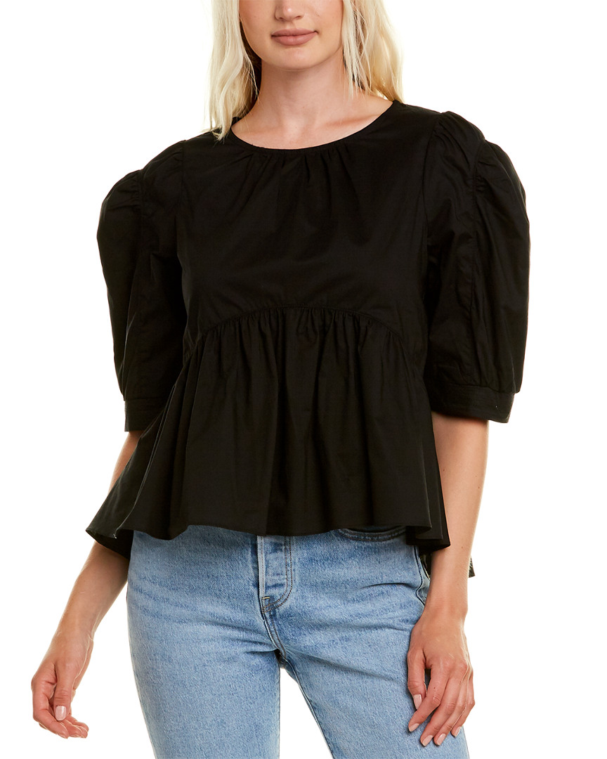Image of LUMIERE Peplum Top