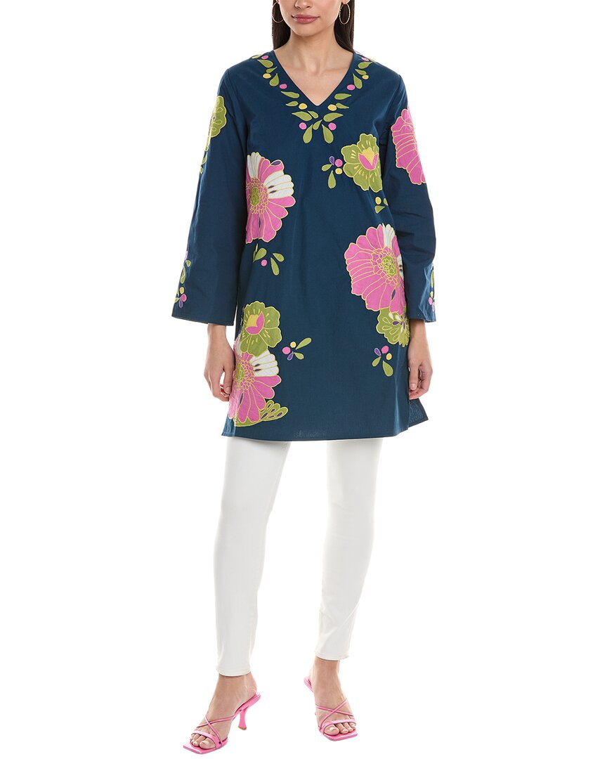 Shop Frances Valentine Goldie Tunic In Blue