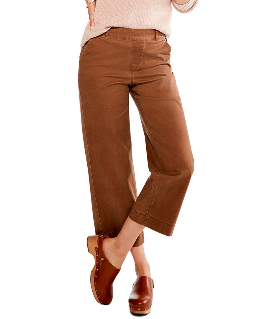 Stretch wide-leg pant