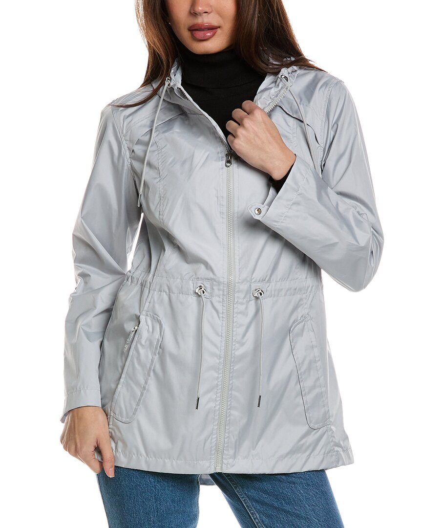 Big Chill Zip Pocket Anorak In Silver