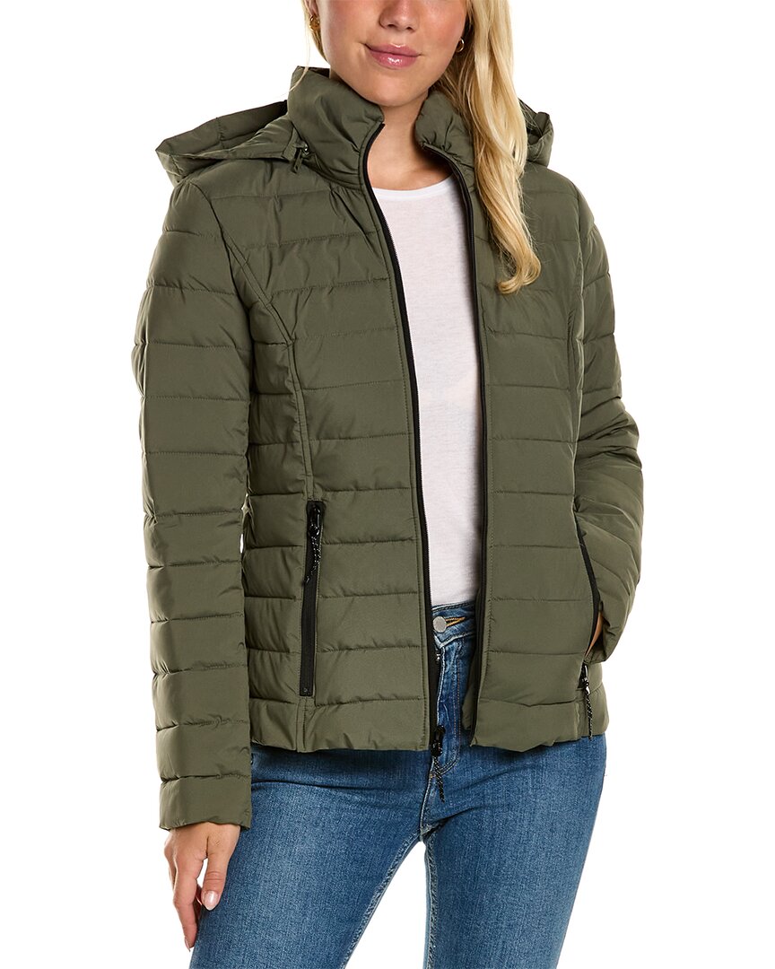 Quilted Jacket In Green