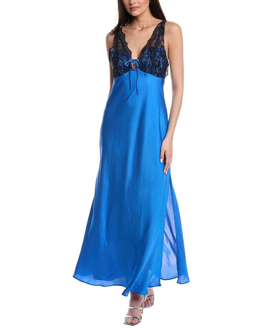 Free People Country Side Lace Trim Nightgown