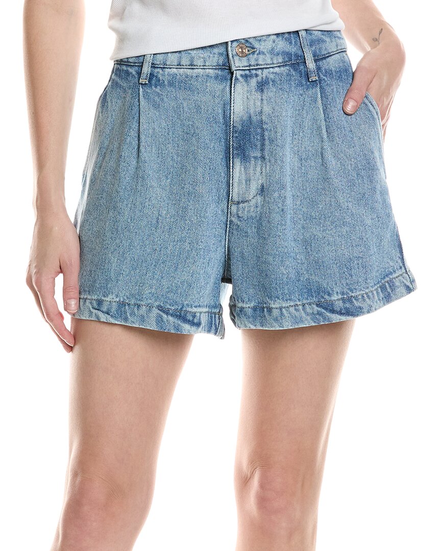 7 For All Mankind Pleated Abyss Short