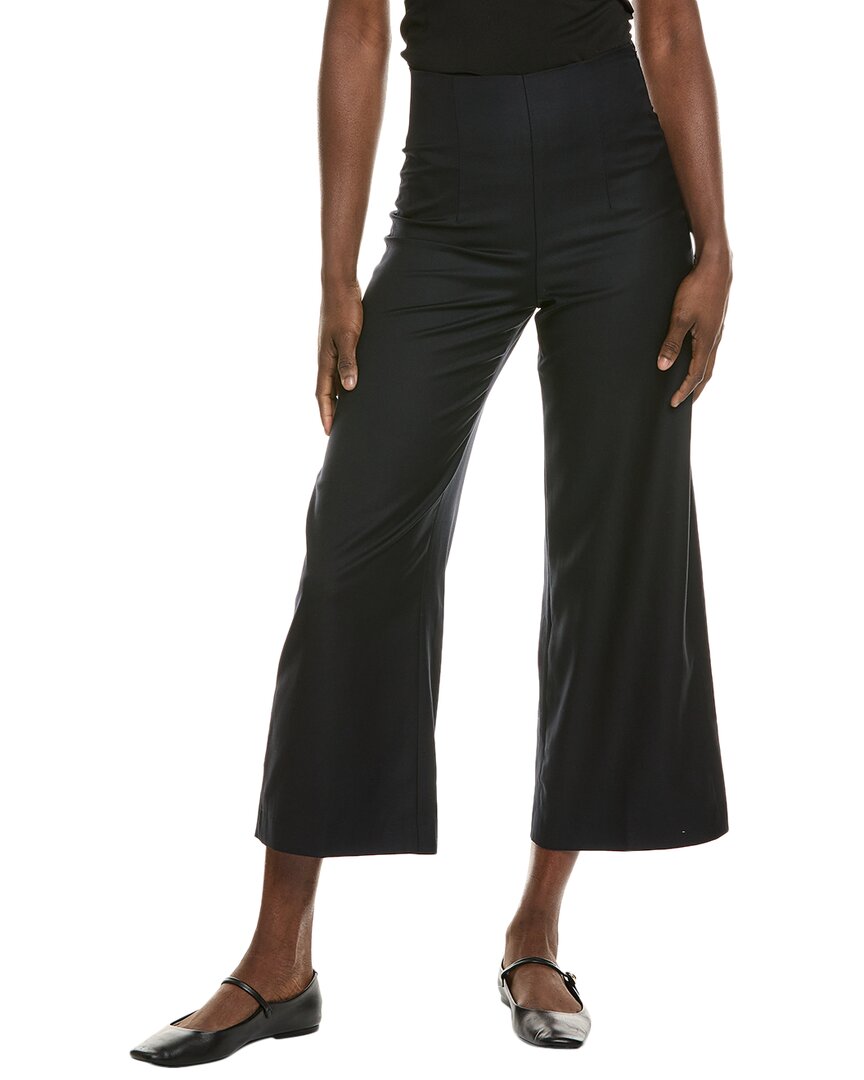 Peserico Stretch Wool Trousers In Blue