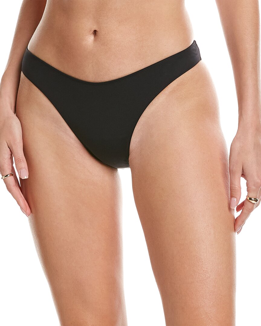 Shop Stella Mccartney Brief Bikini Bottom In Black