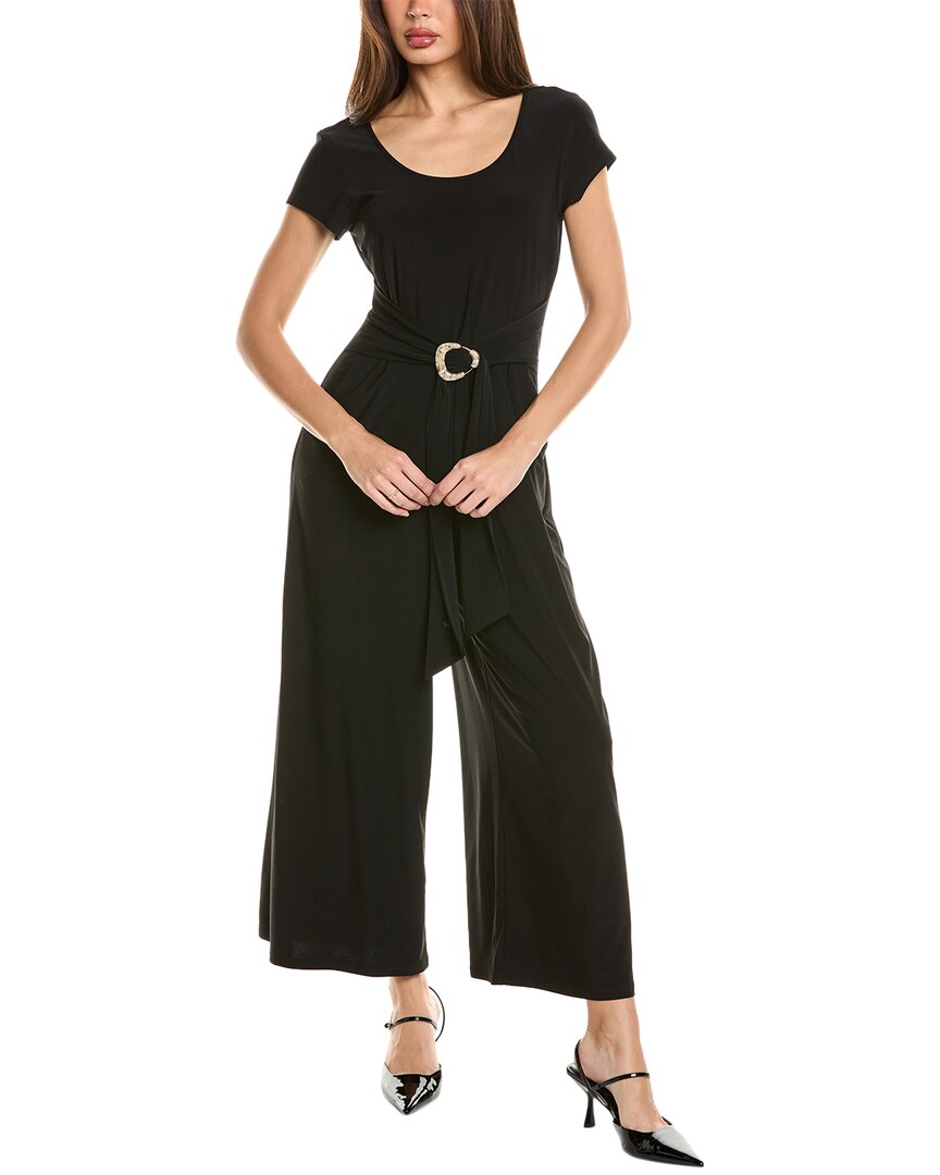 Joseph Ribkoff Scoop Neck Jumpsuit In Black In Black