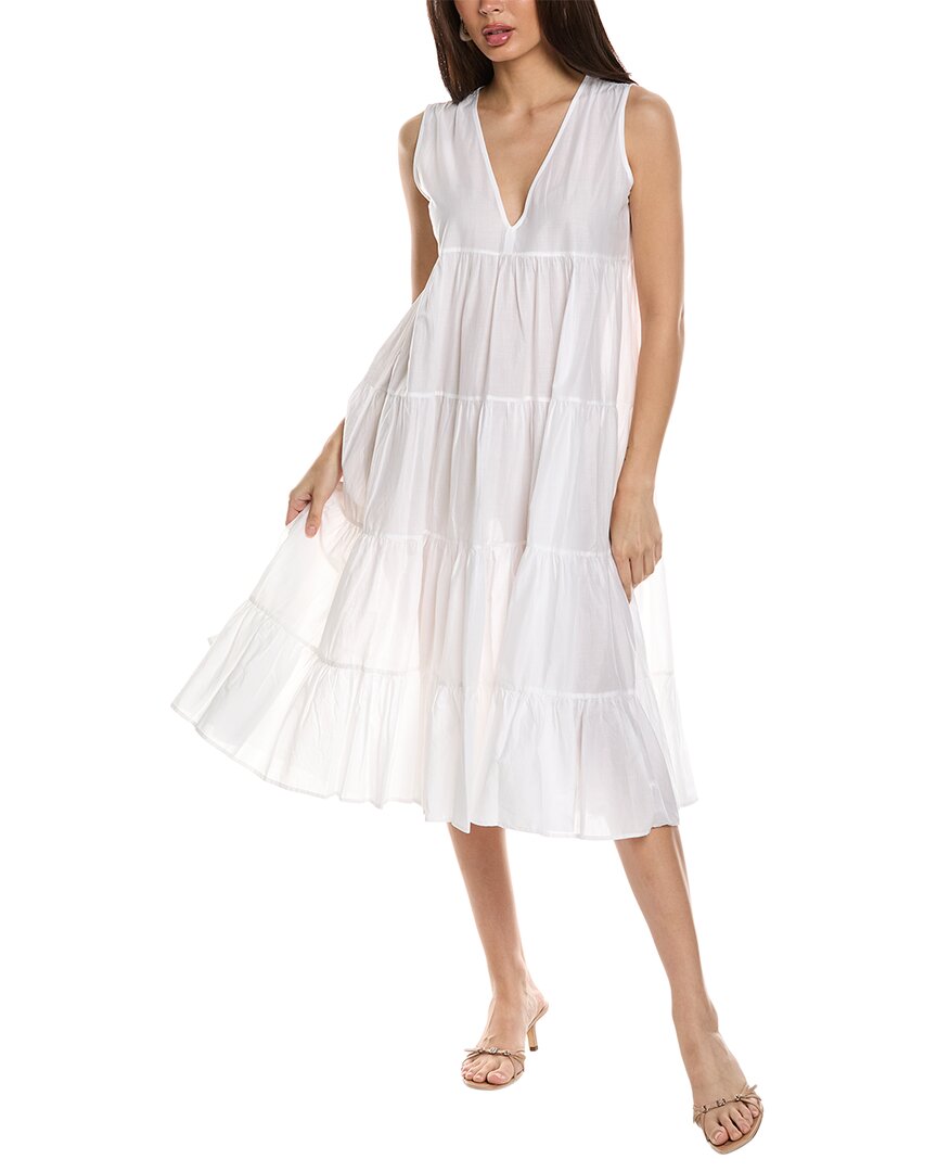 Shop Merlette Chelsea Midi Dress In White