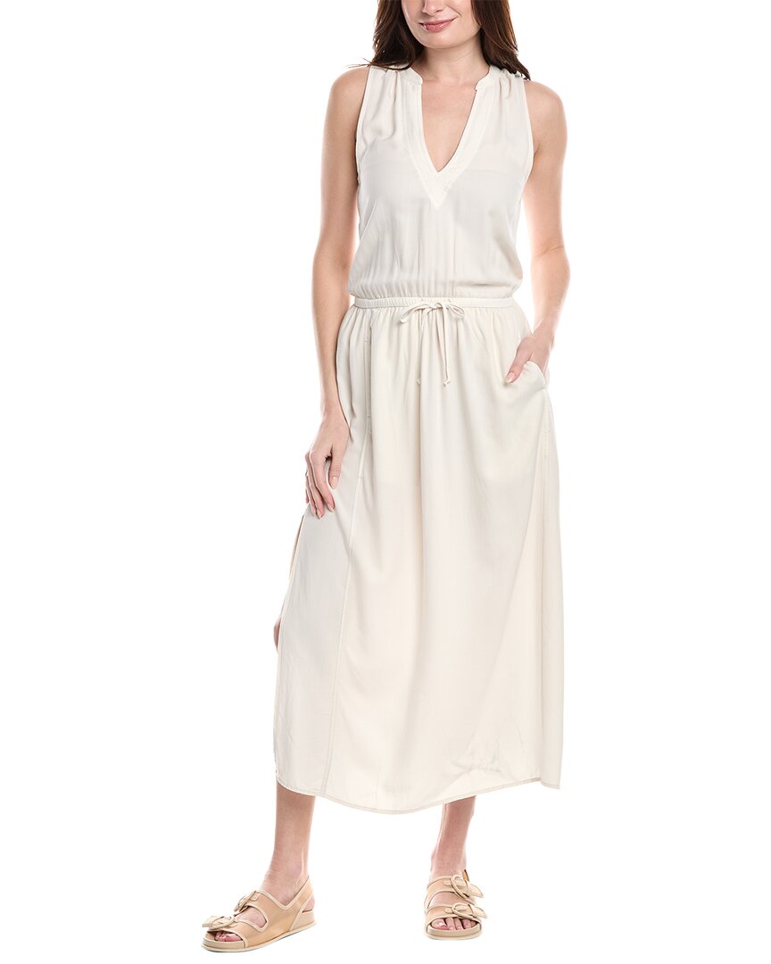 Splendid Lennon Sleeveless Maxi Dress In White