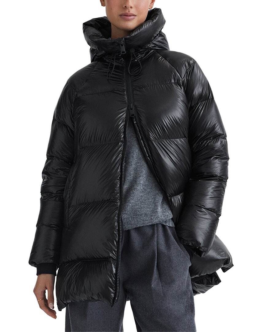 Shop Reiss Rae Coat In Black