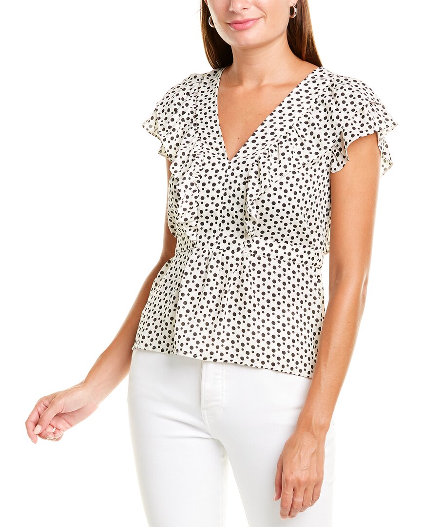 Image of Max Studio Ruffle Detail Top