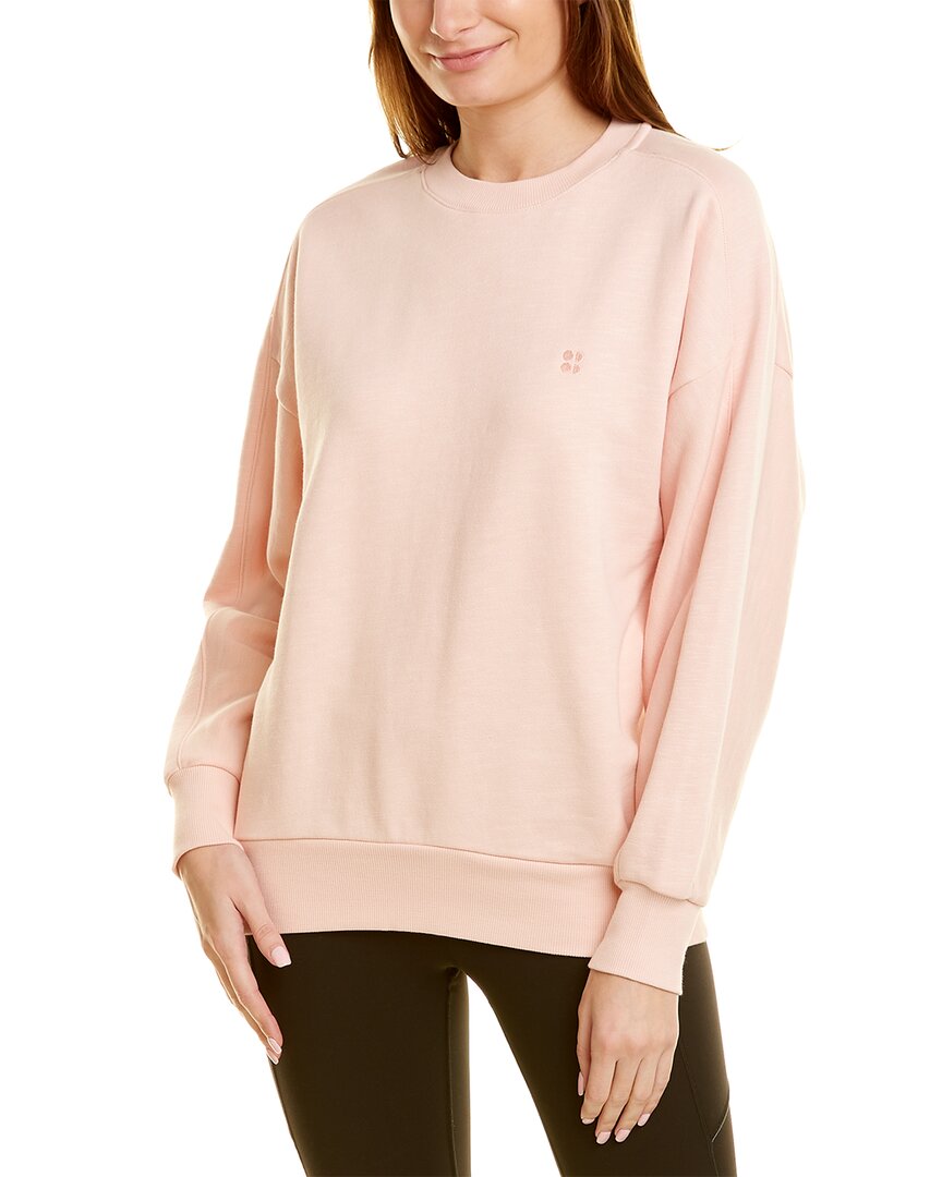 Sweaty Betty Essentials Sweatshirt In Pink | ModeSens