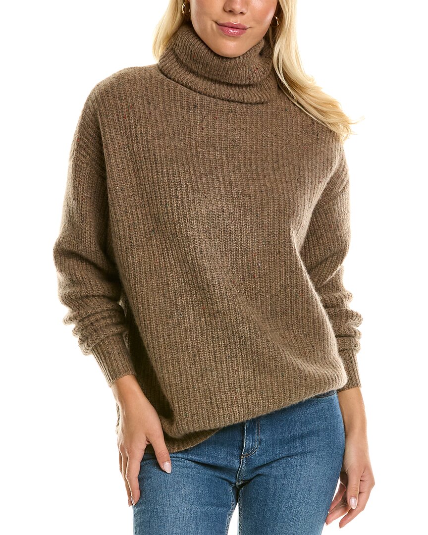 autumn cashmere oversized turtleneck cashmere sweater