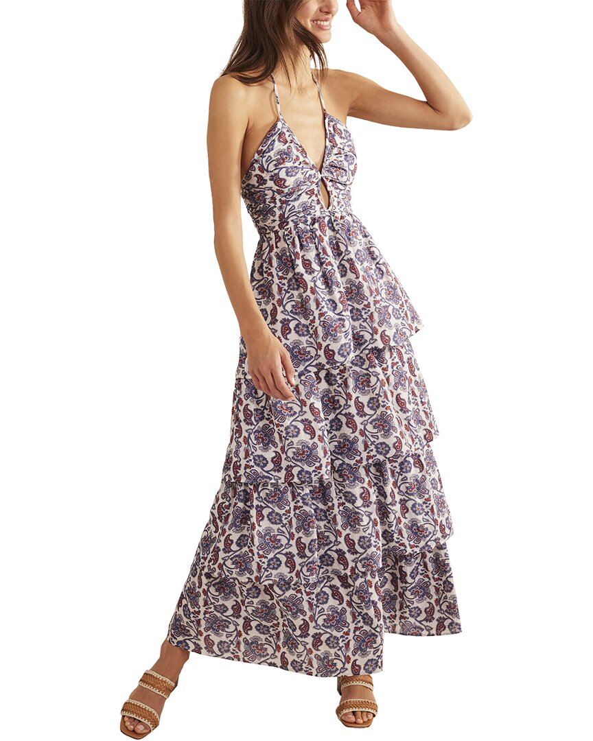 Shop Boden Ruched Tiered Maxi Dress
