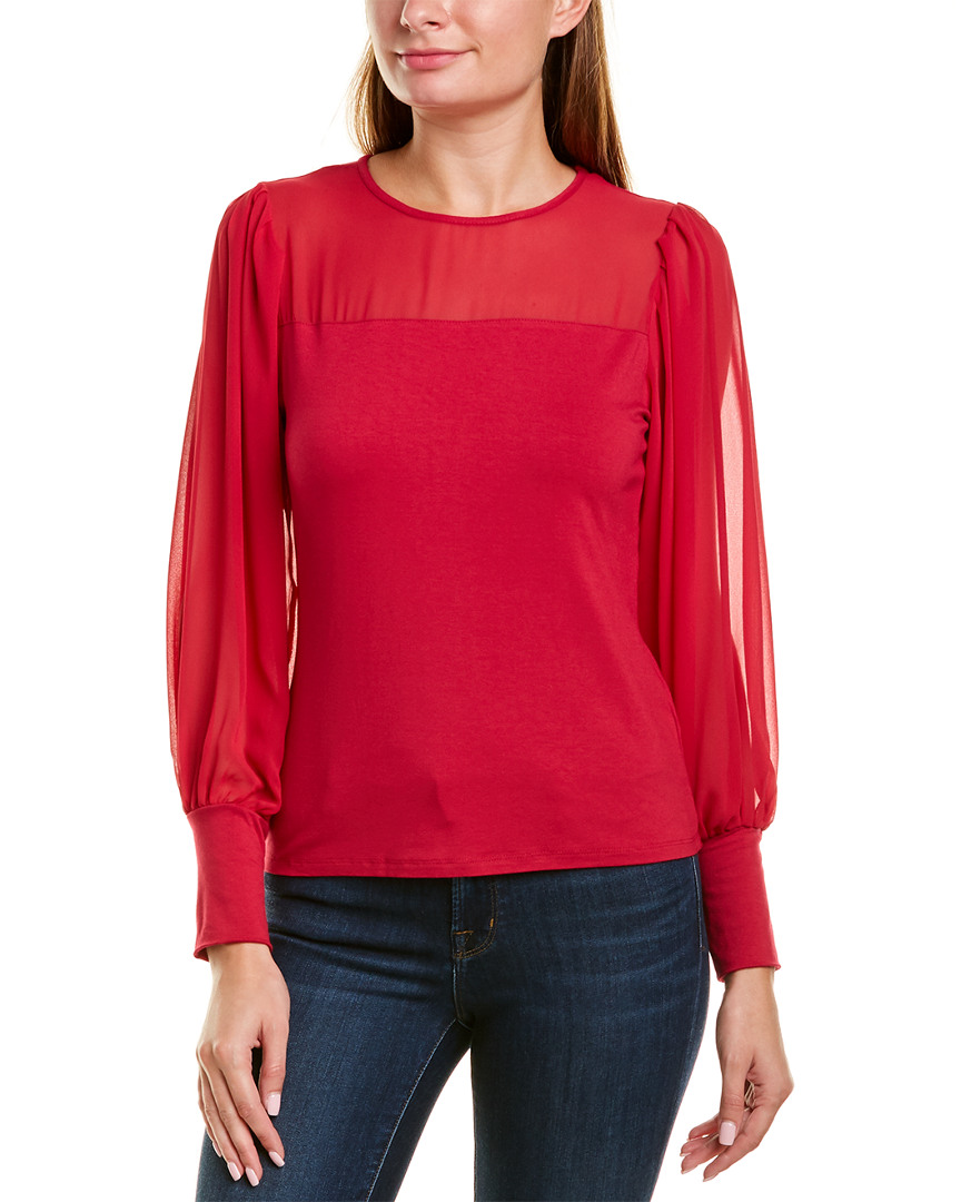 Image of Vince Camuto Contrast Top