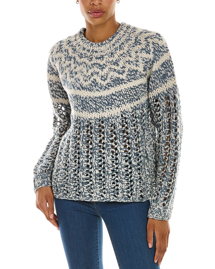 Shop Theory Chevron Wool & Cashmere-blend Sweater