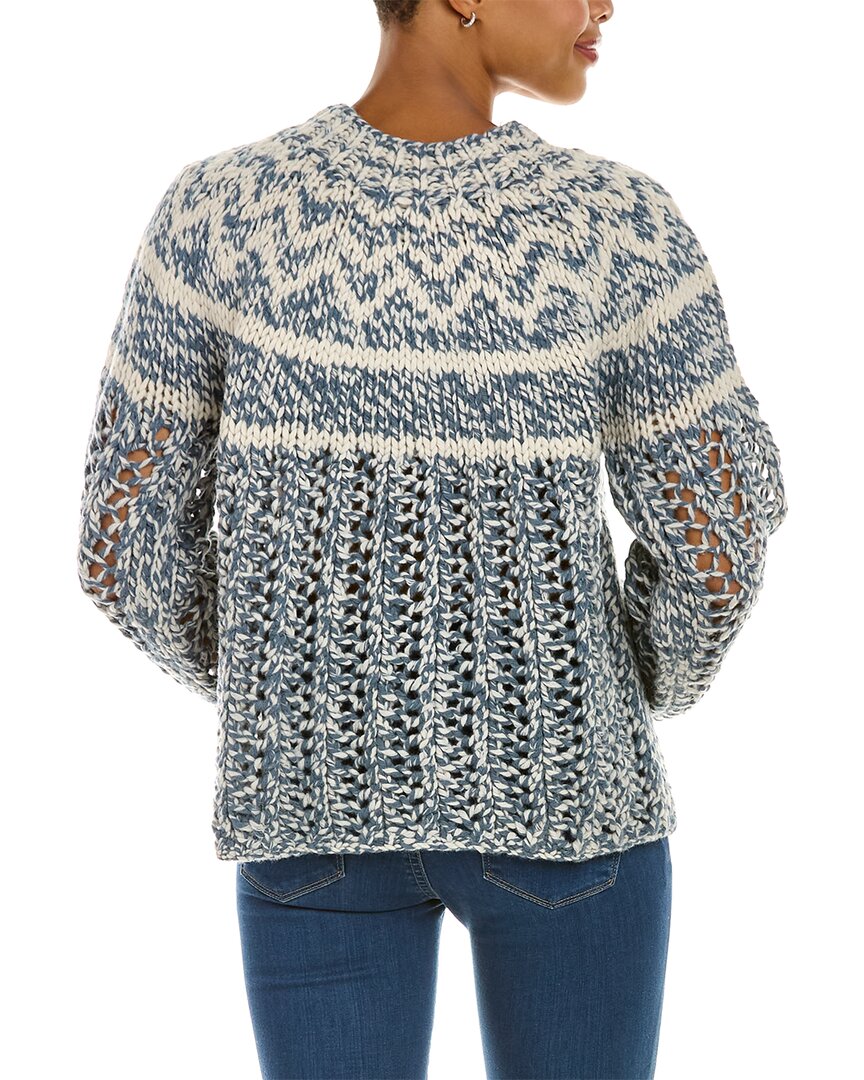 Shop Theory Chevron Wool & Cashmere-blend Sweater