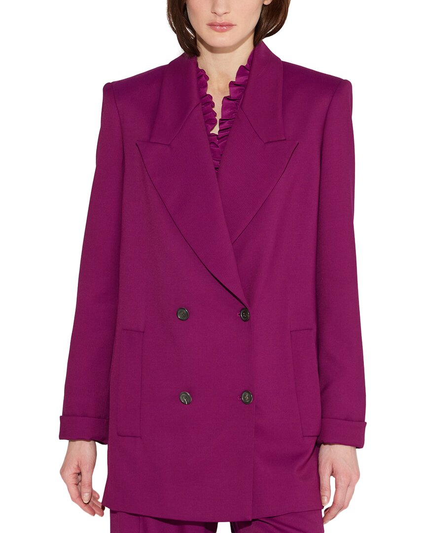 Câllas Callas New Vittoria Wool-blend Blazer In Pink