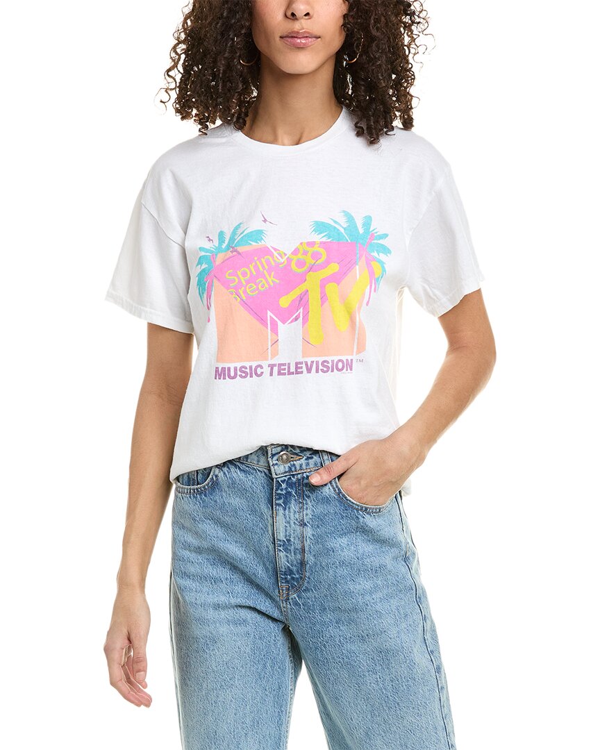 Junk Food Relaxed Fit Graphic T-shirt In White