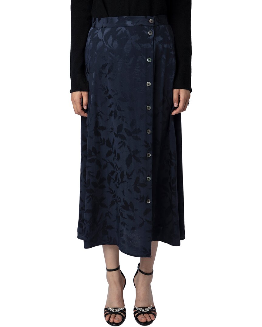 Zadig & Voltaire June Jac Ikat Silk Skirt Women's Size 42 | eBay