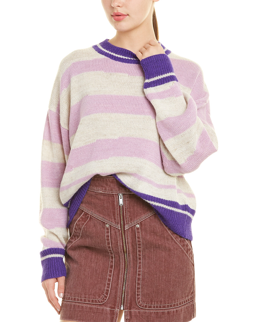 Etoile Isabel Marant Glowy Striped Crewneck Sweater Women's | eBay
