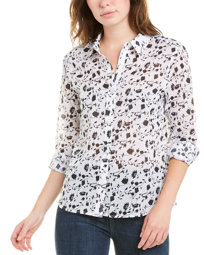 Image of ecru The Streep Shirt