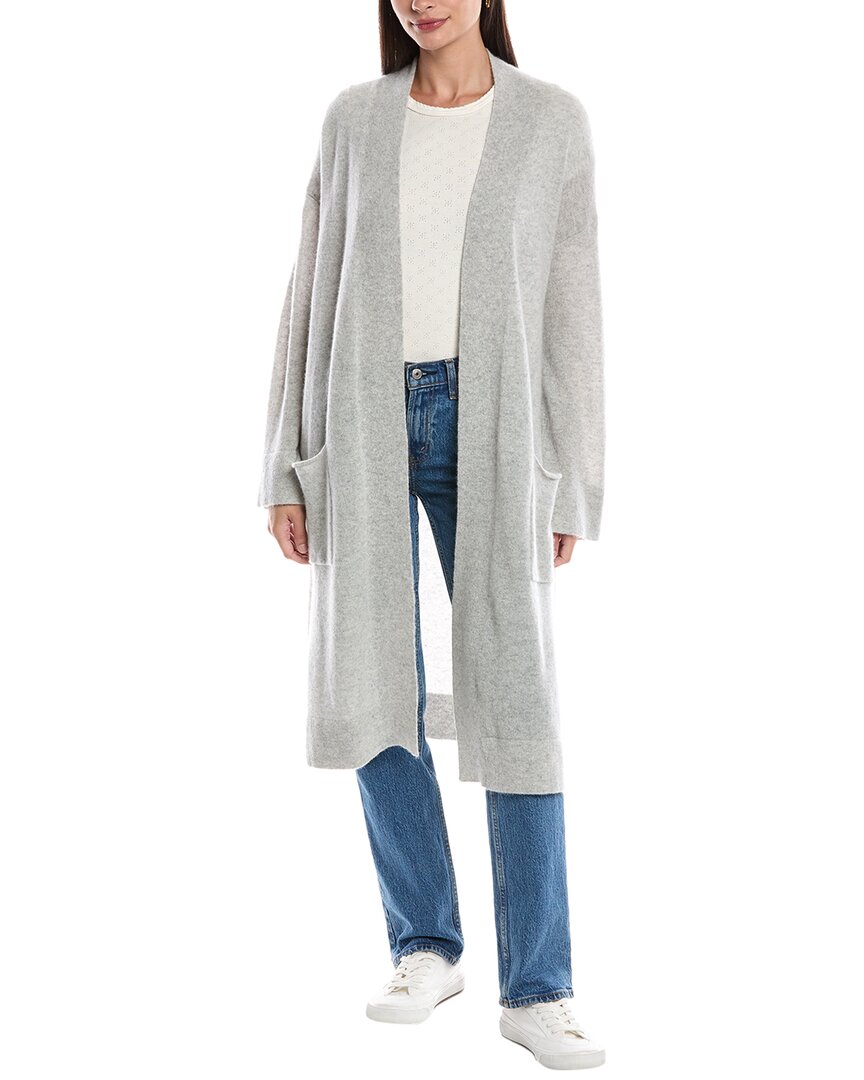 Alashan Cashmere Luna Cashmere Cardigan In Gray