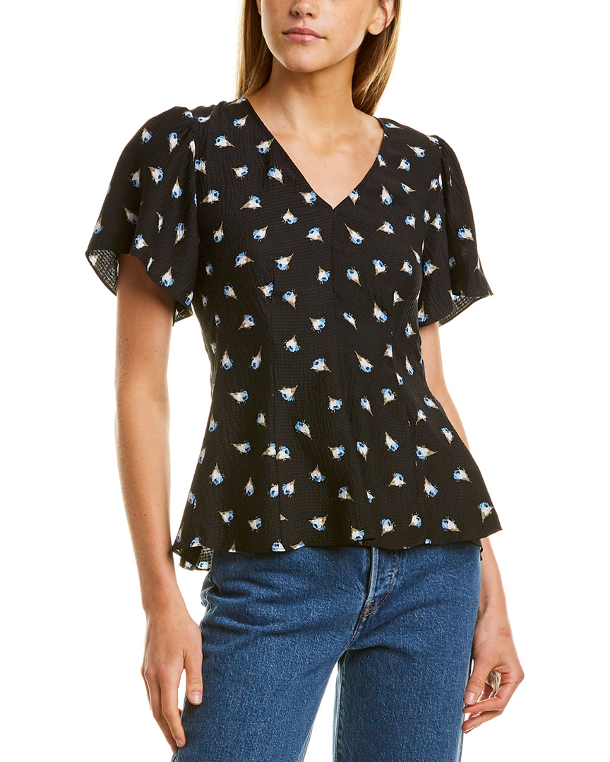Image of La Vie by Rebecca Taylor Brigette Silk Top