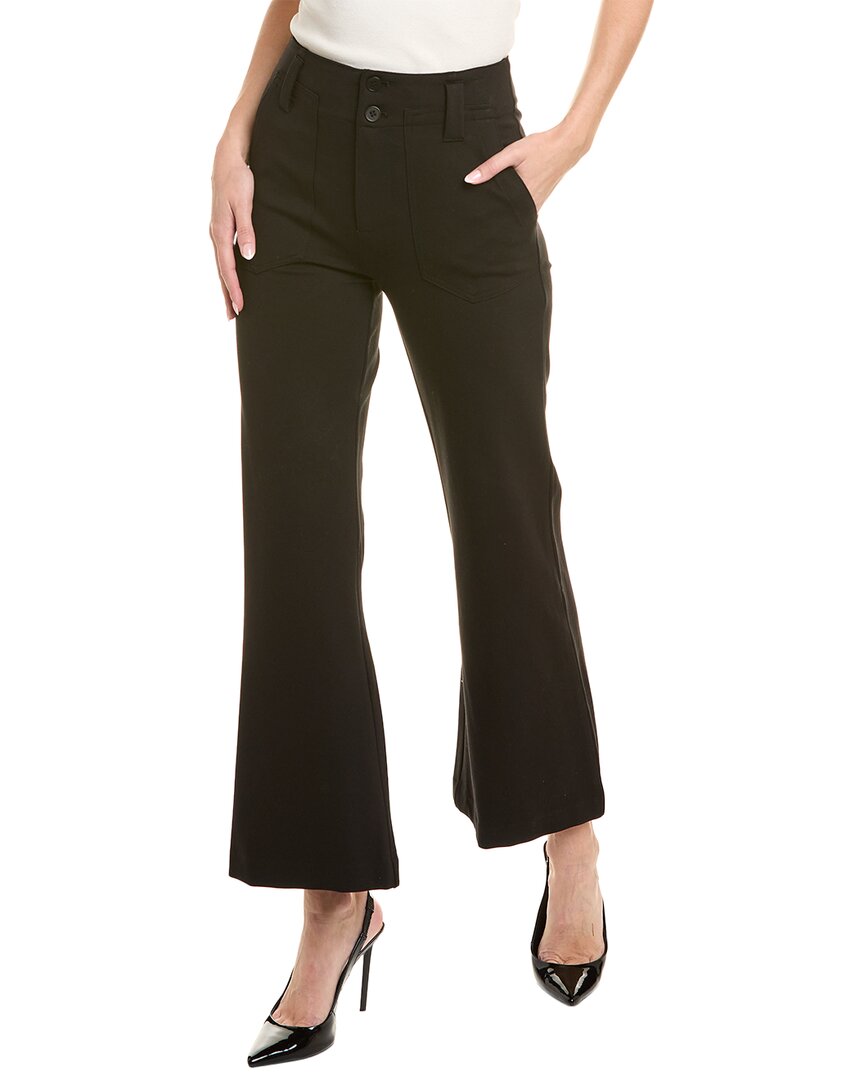 Shop Fate Two Pocket Ponte Flare Pant In Black