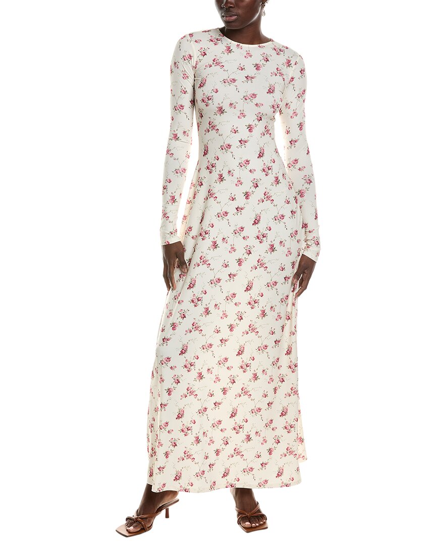 Weworewhat Open Back Maxi Dress In White