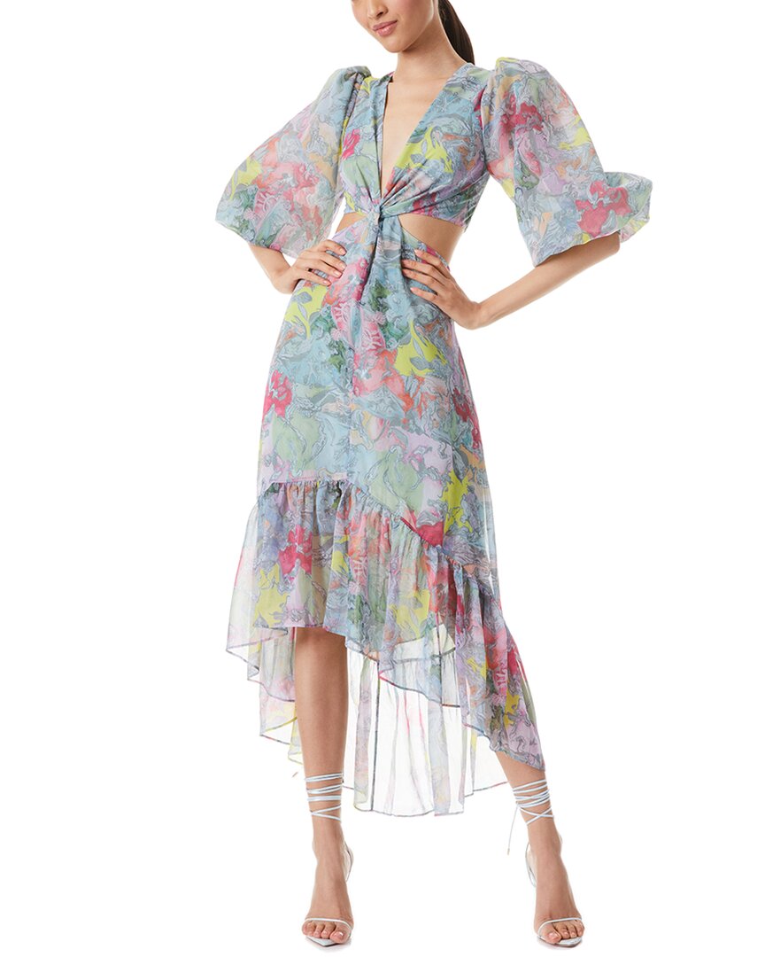 Alice And Olivia Alice + Olivia Katia Twist Maxi Dress In Multi | ModeSens