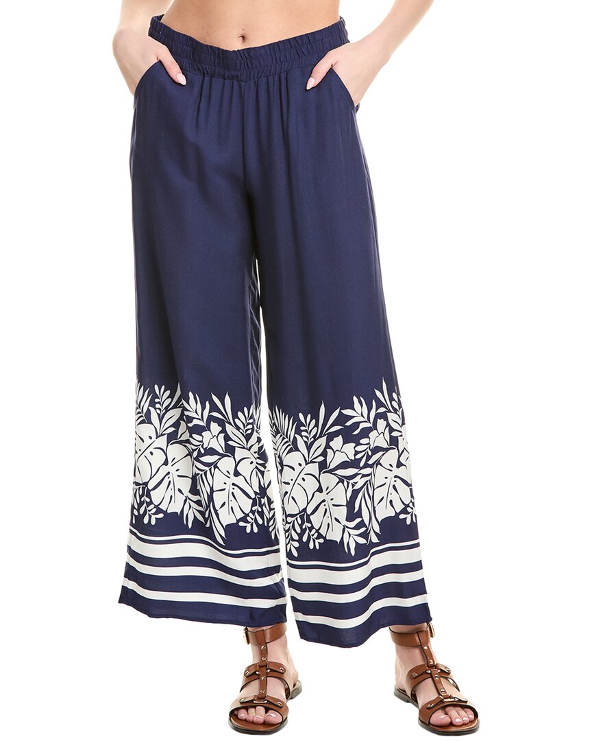 Shop La Blanca Palazzo Pant In Blue