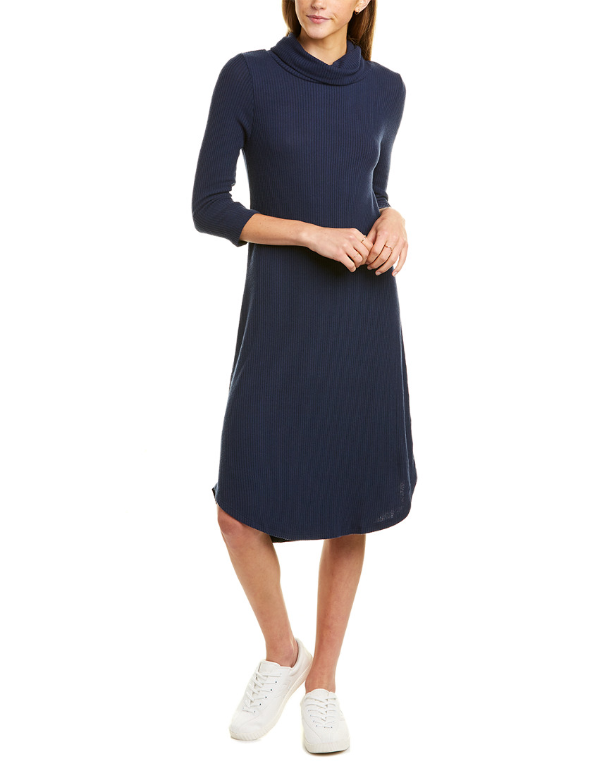 Image of Three Dots Funnel T-Shirt Dress