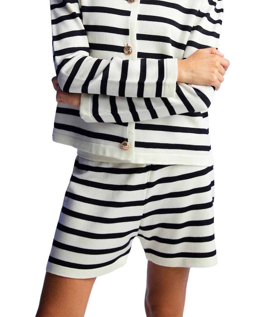 Nocturne Striped Mini Shorts