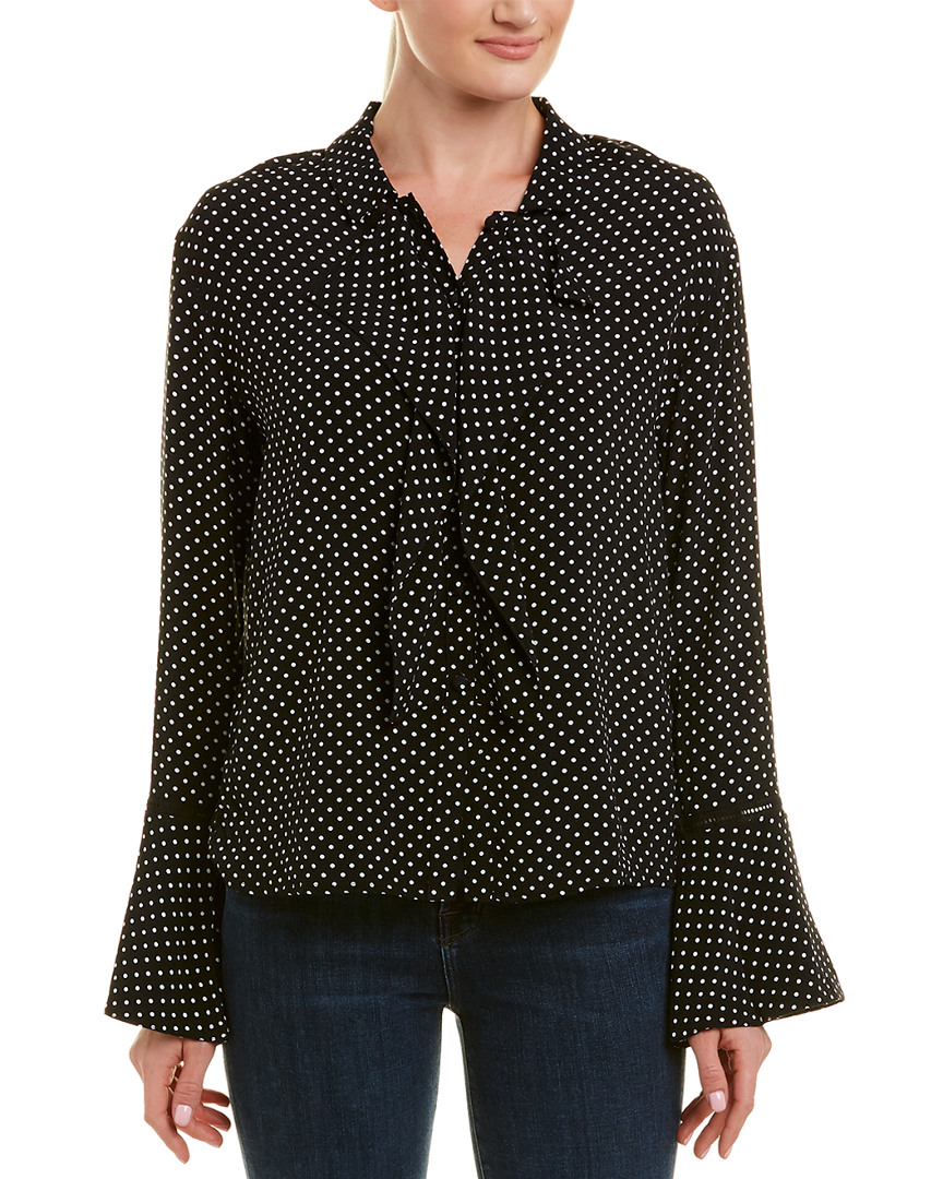 Image of Three Dots Crepe Blouse