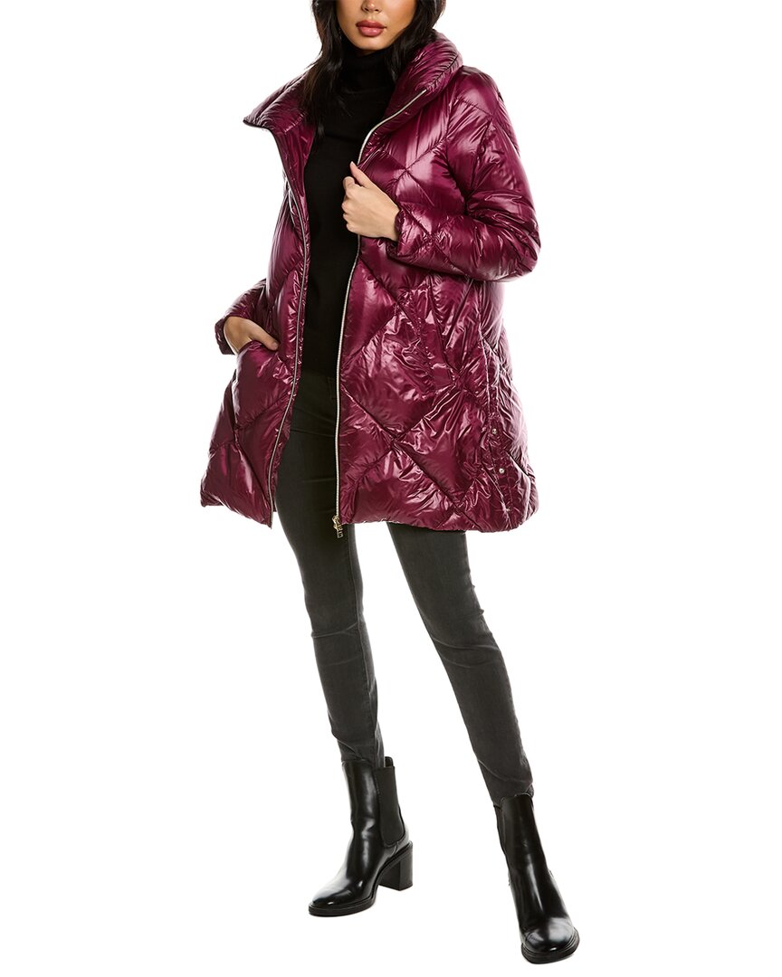 Herno A-shape Ultralight Down Jacket In Purple