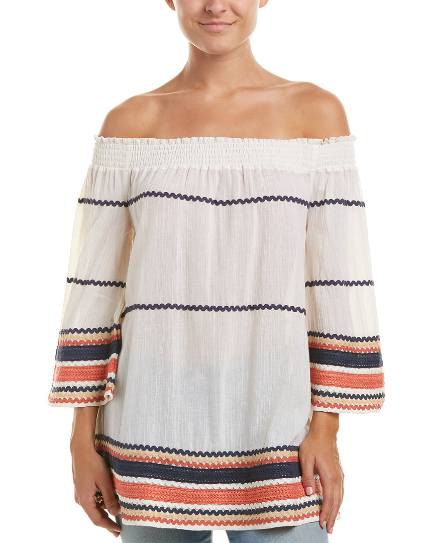 Image of Rinku Dalamal Off-The-Shoulder Mini Dress