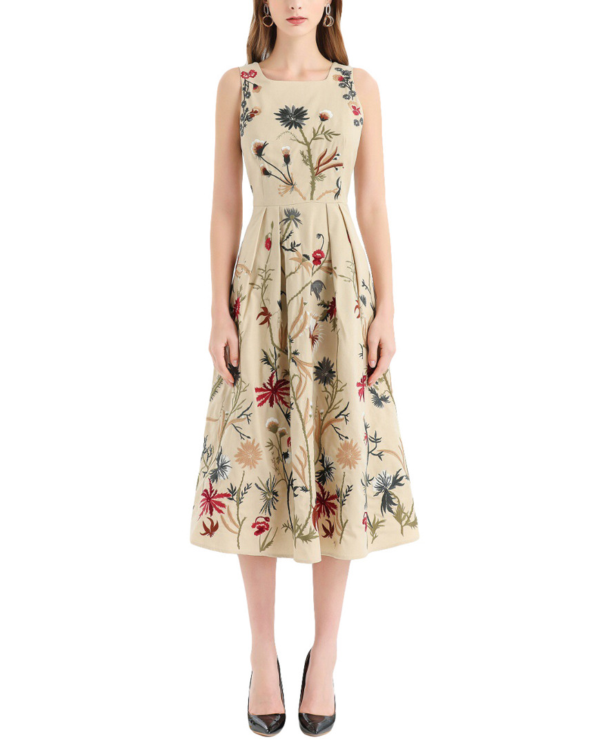 Image of BURRYCO Linen Midi Dress