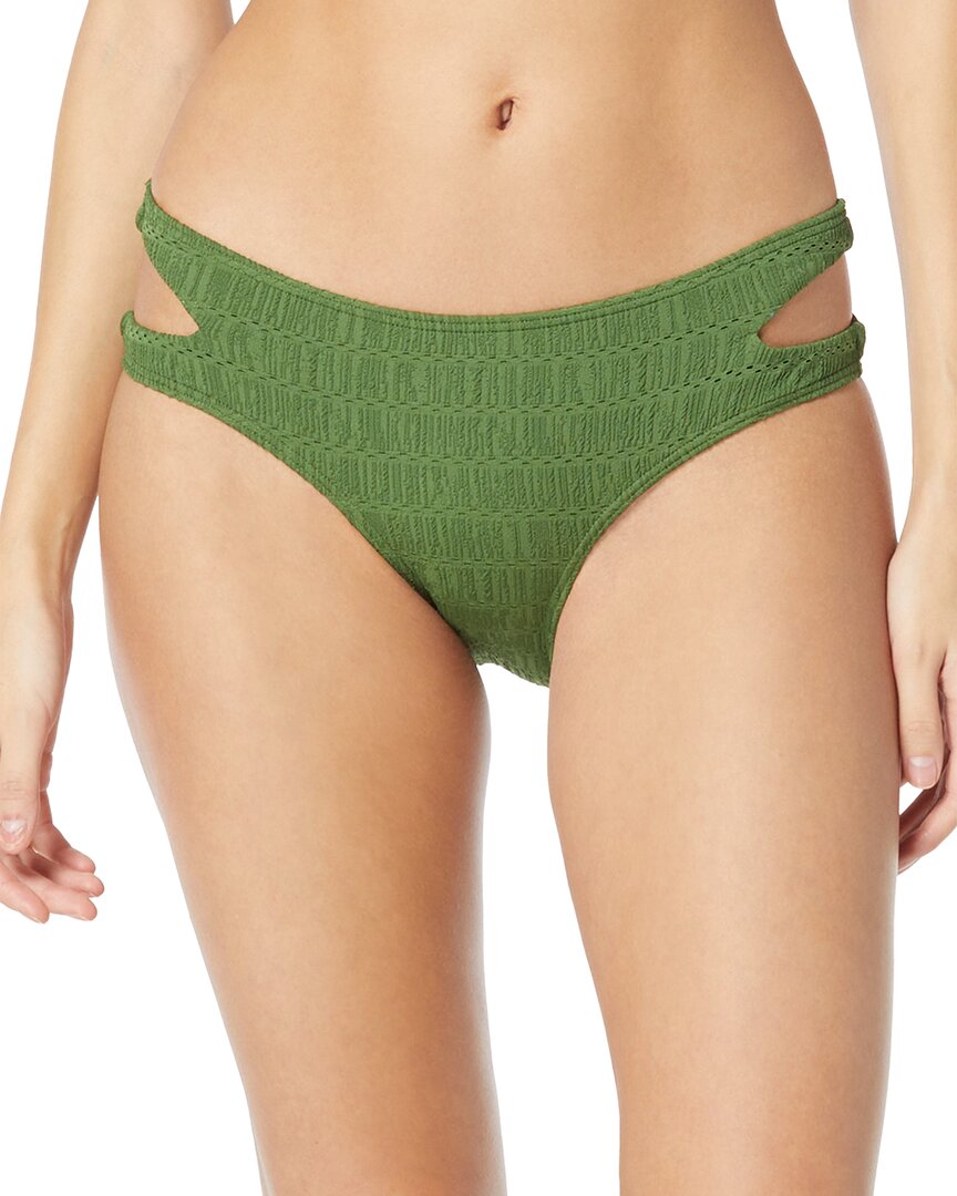 Vince Camuto Cut Out Bikini Bottom In Green