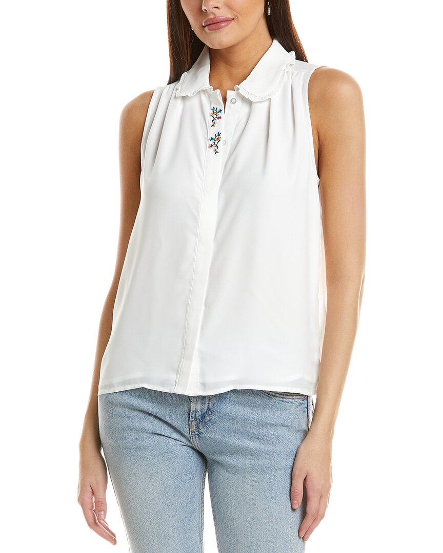 Shop Cece Peter Pan Collar Blouse
