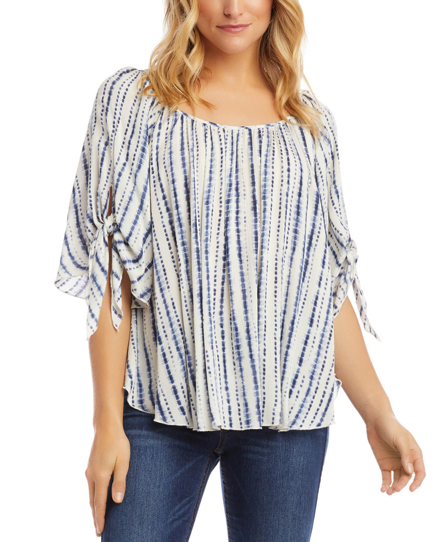 Image of Karen Kane Tie-Sleeve Top