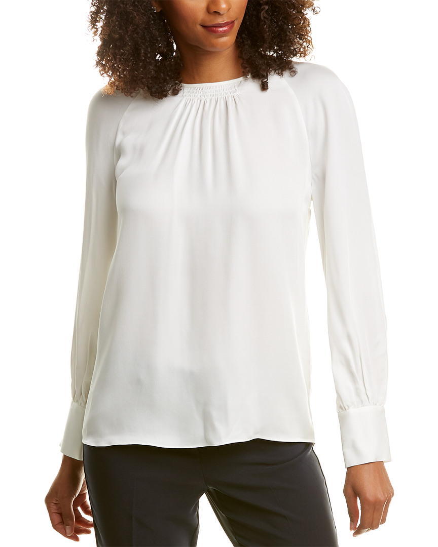 Image of Elie Tahari Eliza Silk Top